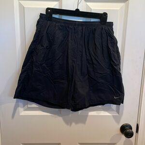 Nike Dri fit lined running shorts